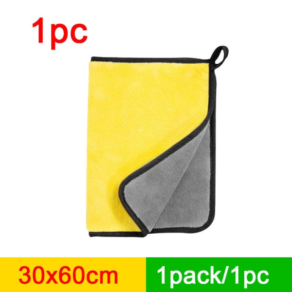 3/6/9pcs Microfiber Cleaning Towel  For Cars