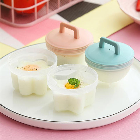 4Pcs-Set Kitchen Household Egg Cooker Plastic Egg