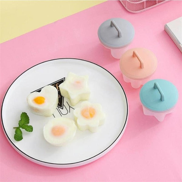 4Pcs-Set Kitchen Household Egg Cooker Plastic Egg