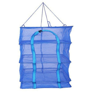 Folding three-layer drying cage
