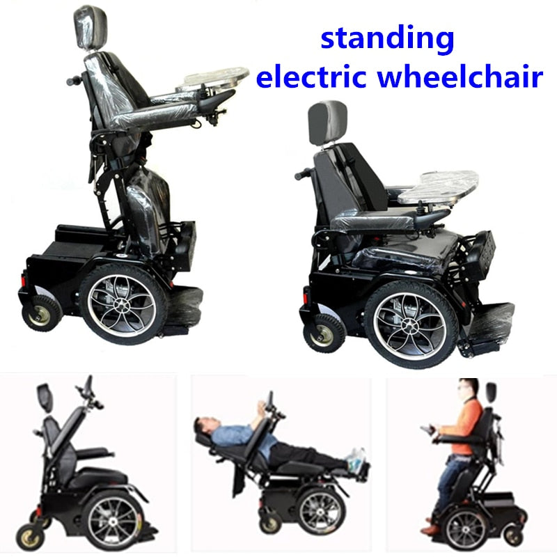 Foldable Wheelchair High Back Reclinging Stand Up Wheel Chair
