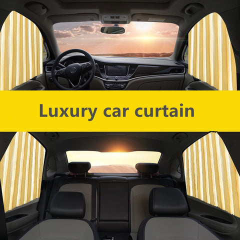 4pcs Magnetic UV Curtain For cars