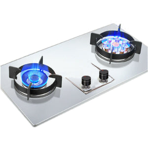 28"Gas Cooktop 2 Burner Gas Hob